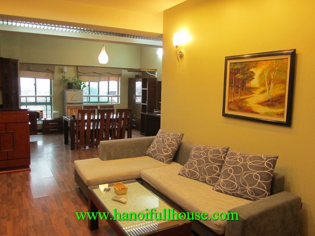 Cheap apartment for rent in Ba Dinh dist with 2 bedroom, 2 bathroom, furnished